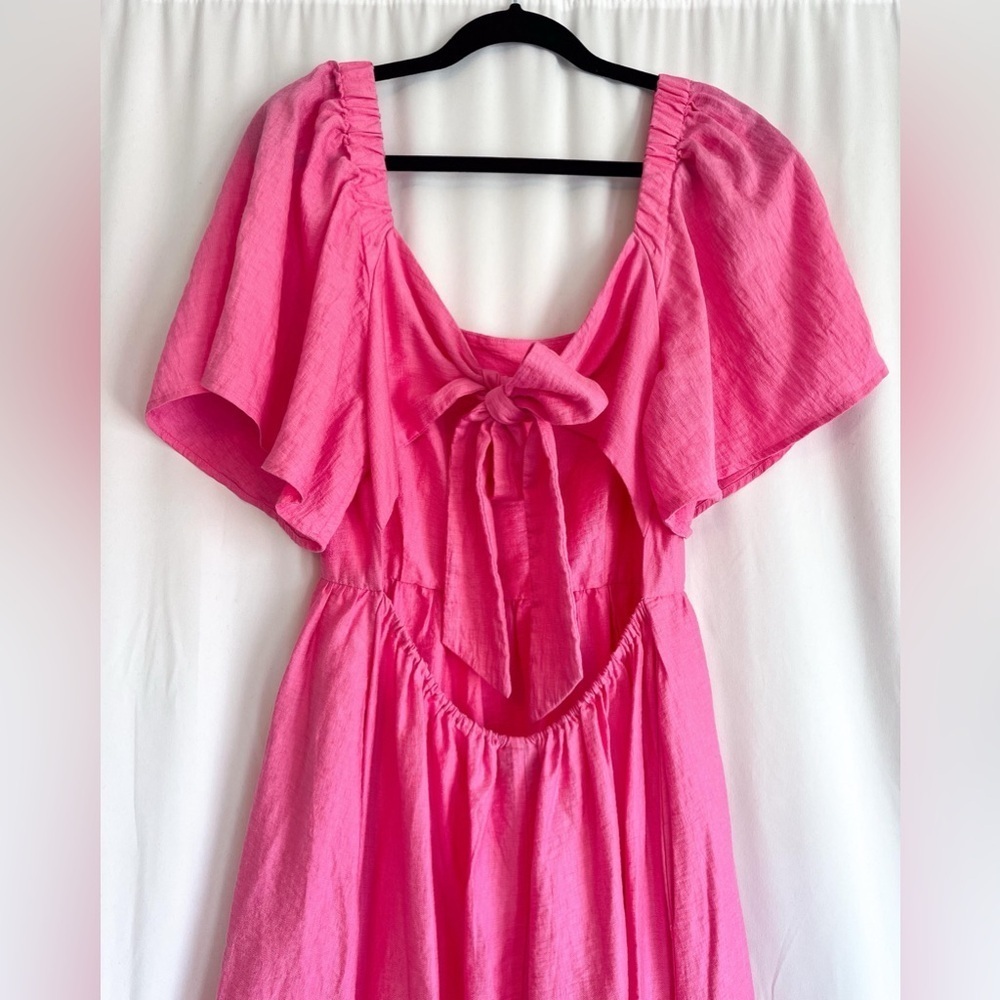 Bow Midi dress - Picture 3 of 11